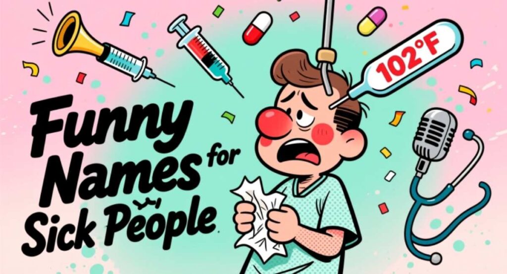 700+ Funny Names for Sick People Hilarious Sick Nicknames & Funny