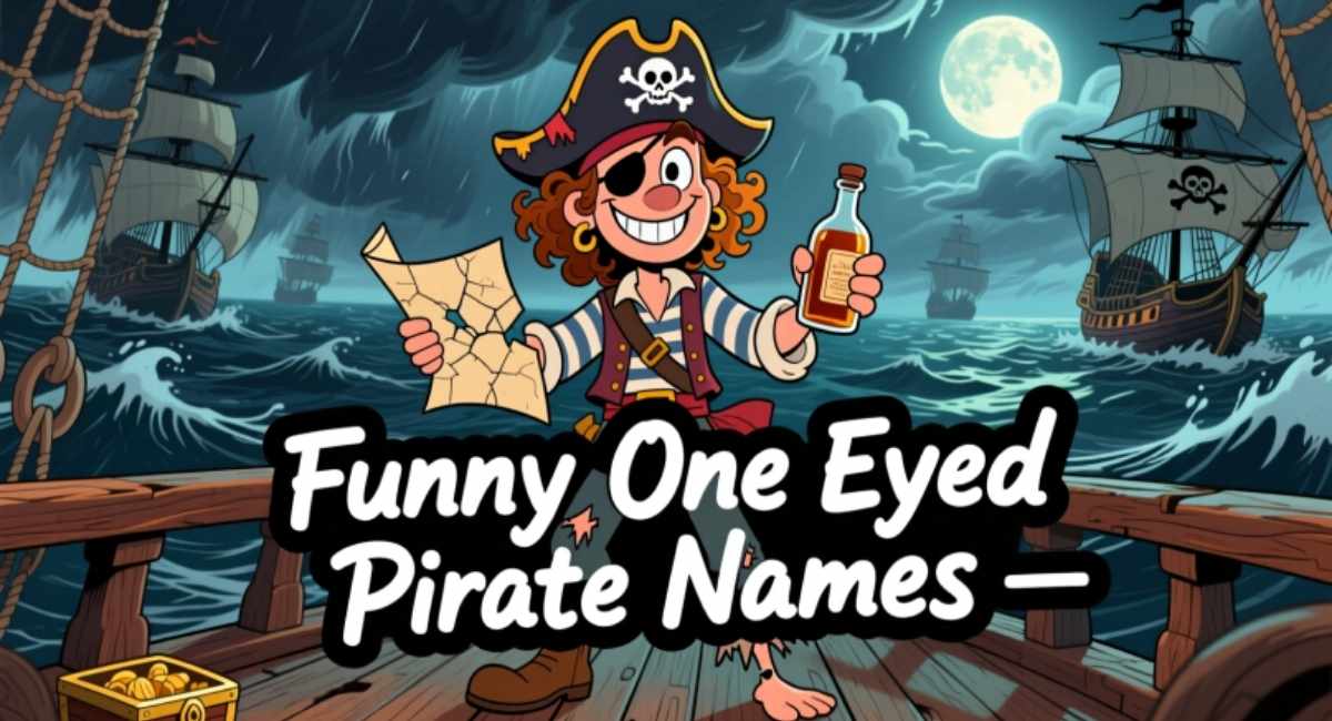 Best Funny One Eyed Pirate Names: Creative One Eyed Nicknames & Ideas