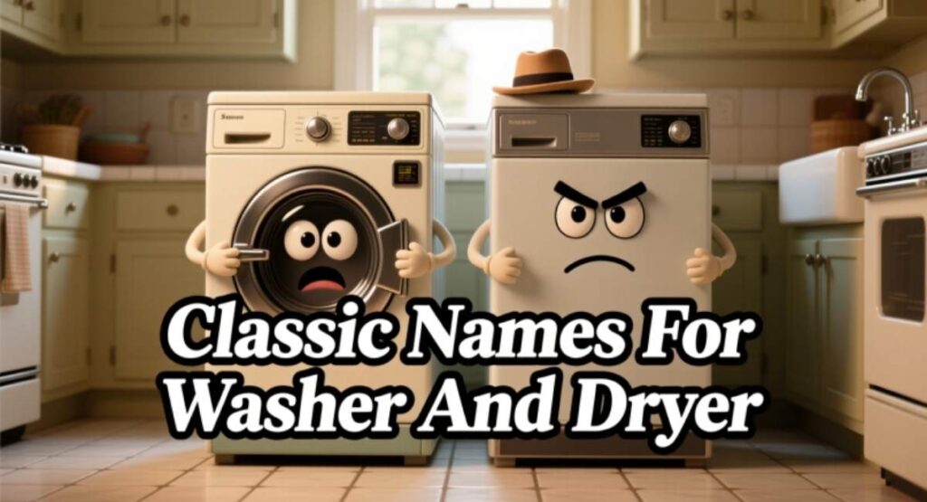 Classic Names For Washer And Dryer