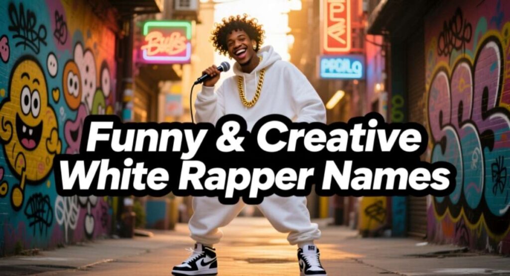 Funny & Creative White Rapper Names