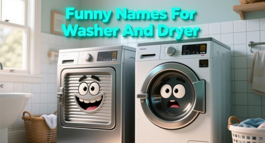 Funny Names For Washer And Dryer