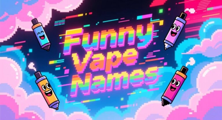 400+ Funny Vape Names: Clever, Witty, and Playful Names for Your Vape Pens