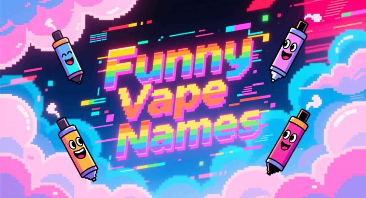 400+ Funny Vape Names: Clever, Witty, and Playful Names for Your Vape Pens