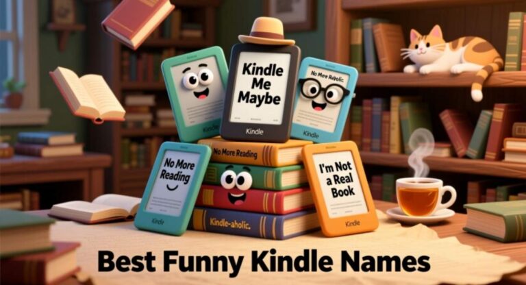 450+ Best Funny Kindle Names: Creative, Cute & Hilarious Ideas for Your Kindle