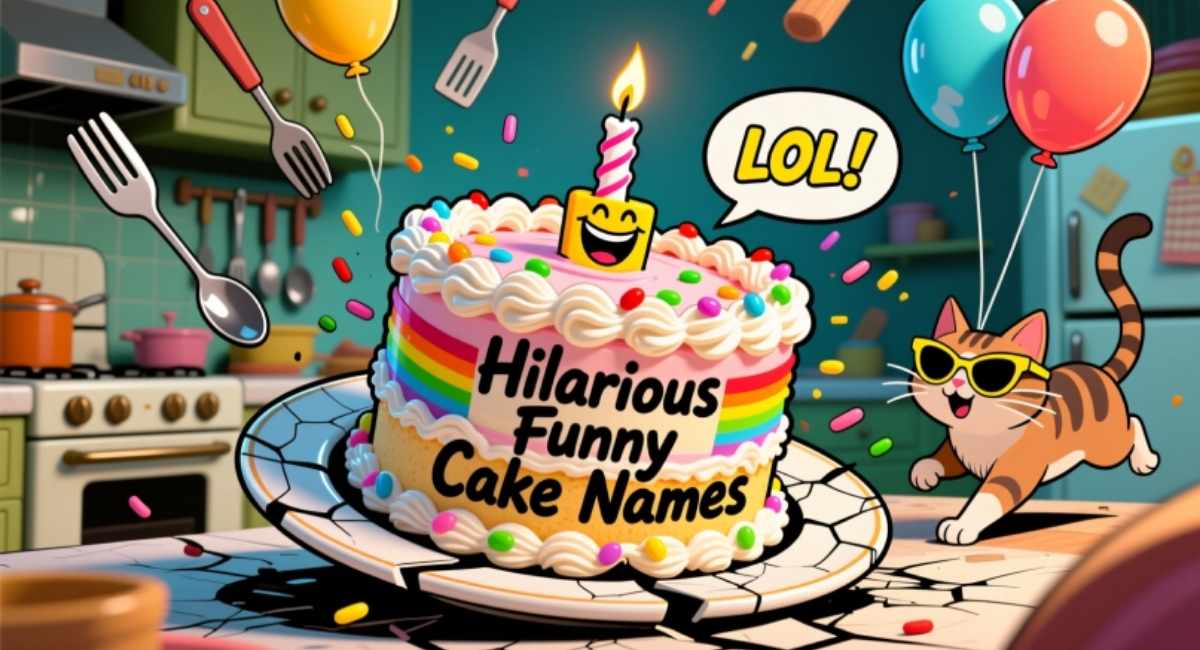 500+ Hilarious Funny Cake Names That Will Make Everyone Laugh and Smile