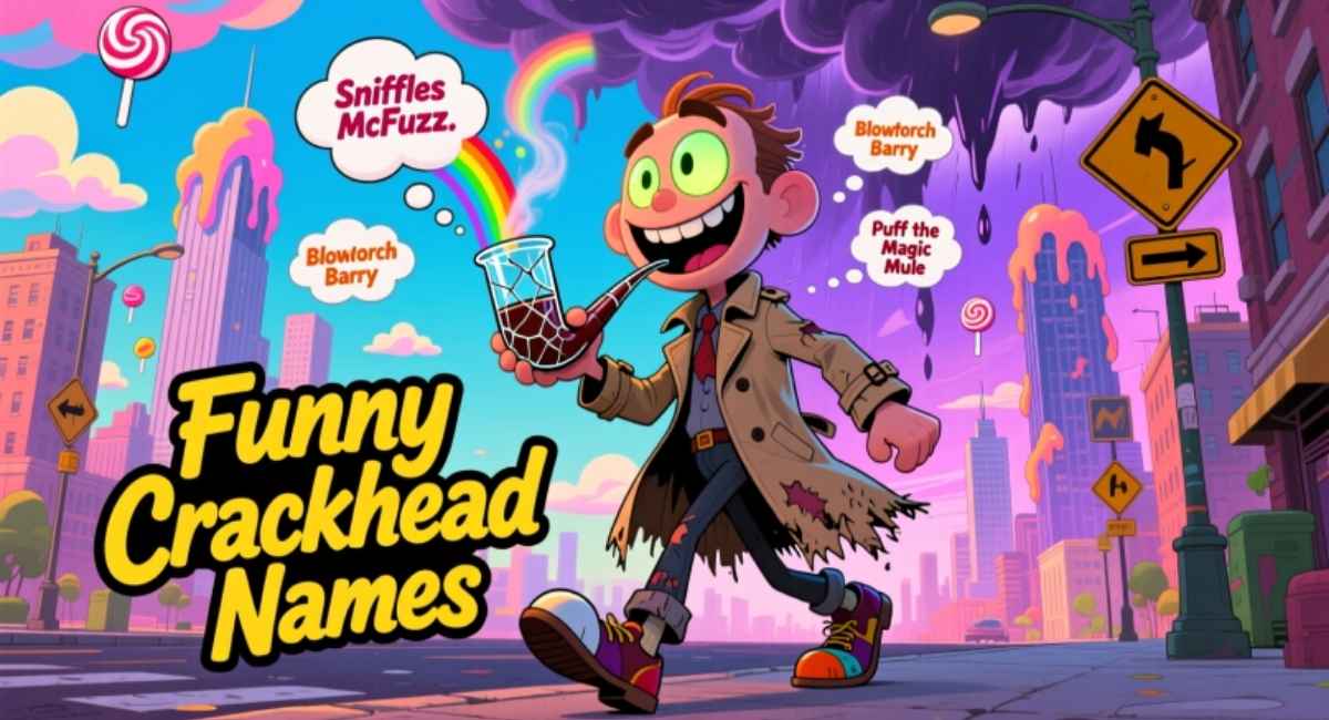 699+ Funny Crackhead Names: Hilarious, Unique & Memorable Names That Make Everyone Laugh
