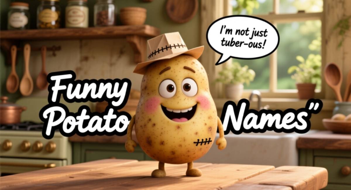 700+ Funny Potato Names: Cute, Clever, and Hilarious Potato Nicknames for All