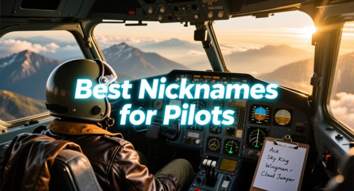 750+ Best Nicknames for Pilots: Funny, Cool, Cute & Legendary Pilot Names List