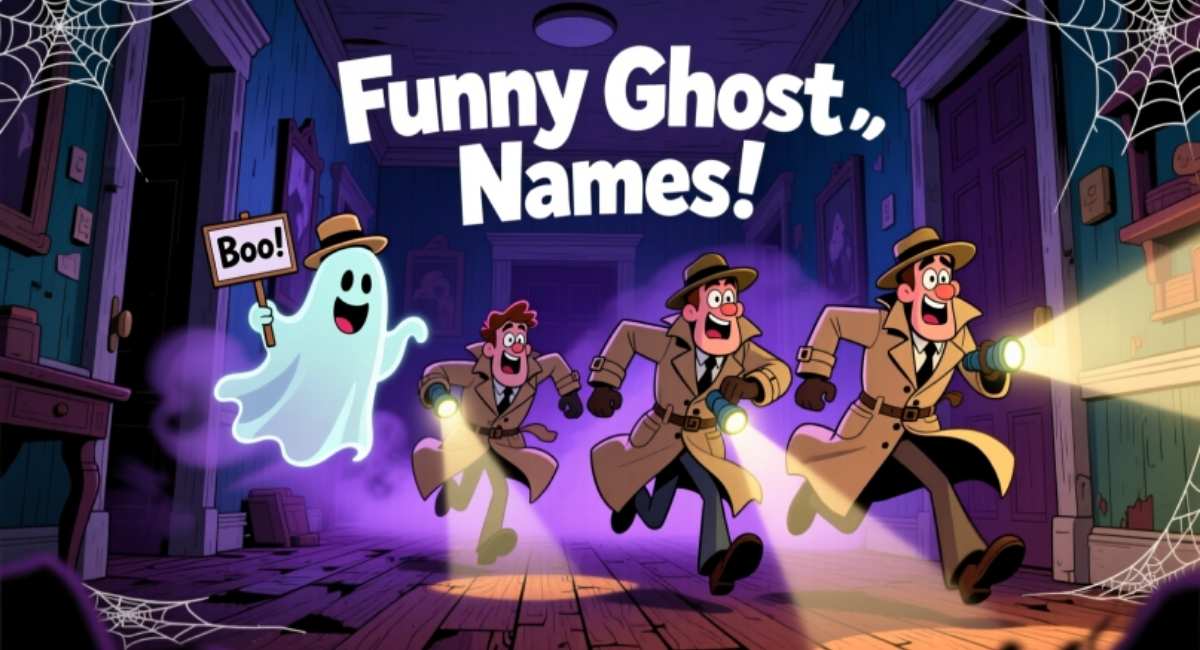 750+ Funny Ghost Names: Creative Ghost Hunter Names, Ghost Pun & Team Ideas