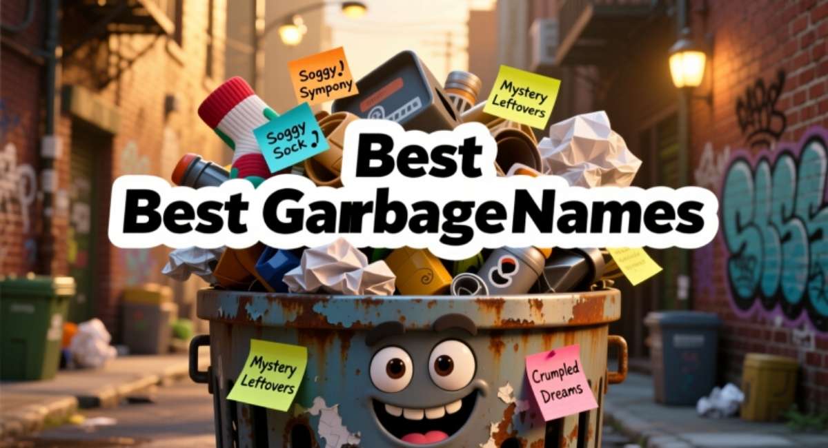 Best Garbage Names for Trash Cans: Funny, Creative, Cute & Unique Ideas