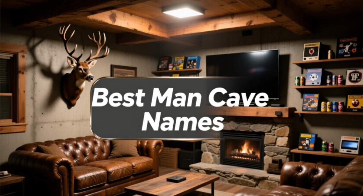 Best Man Cave Names: Funny, Cool, Unique Ideas for Your Perfect Space