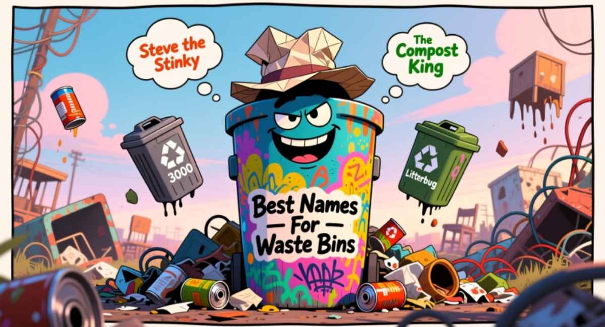 Garbage Box Names Best Garbage Names for Trash Cans: Funny, Creative, Cute & Unique Ideas