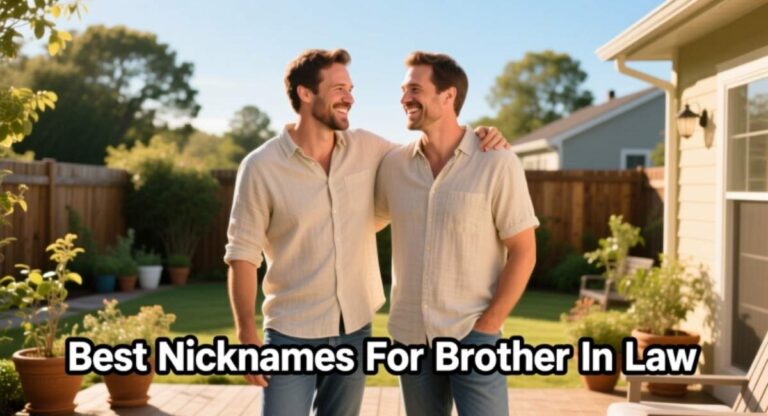 Best Nicknames For Brother In Law – Funny, Cute & Creative Ideas For Family Bonds