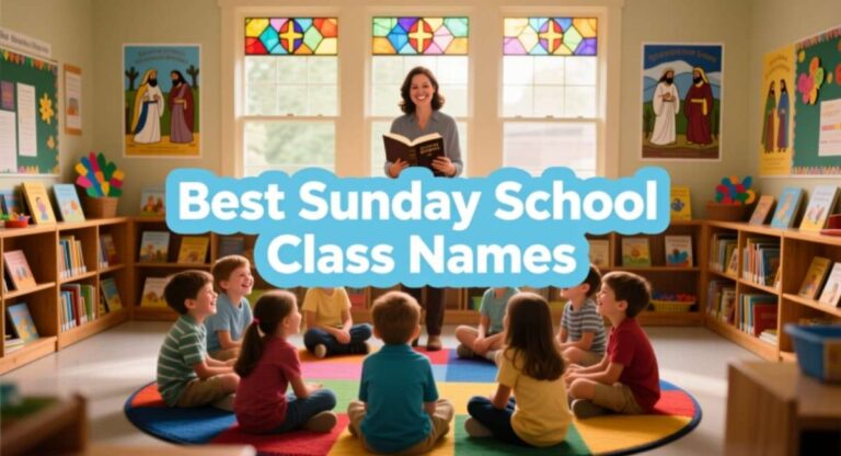 Best Sunday School Class Names: Fun, Creative & Biblical Ideas for All Ages