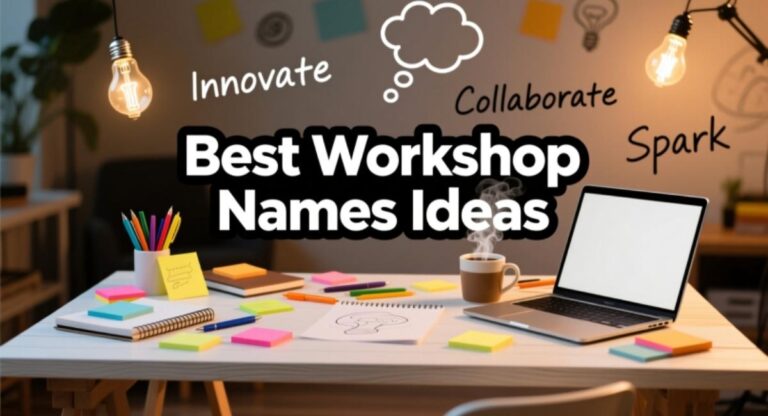 Best Workshop Names Ideas: Creative, Catchy & Unique Workshop Name List