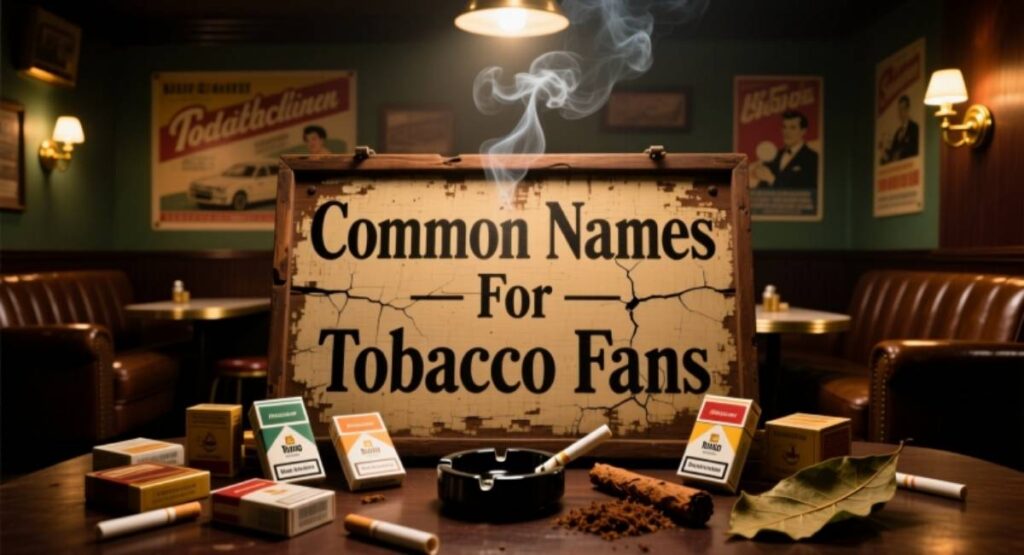 Common Names For Tobacco Fans