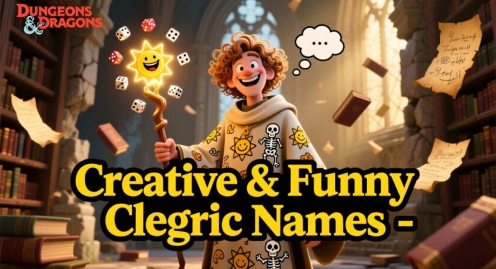 Creative & Funny Cleric Names