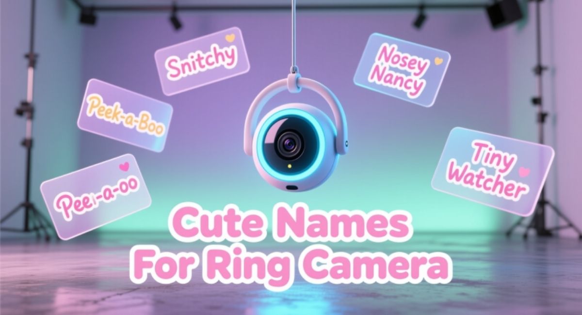 Funny Camera Names: Clever, Quirky & Hilarious Ring Camera Ideas