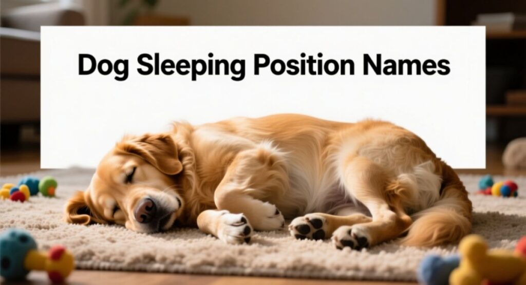 Dog Sleeping Position Names