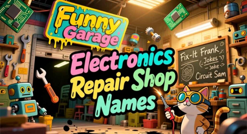 Electronics Repair Shop Names