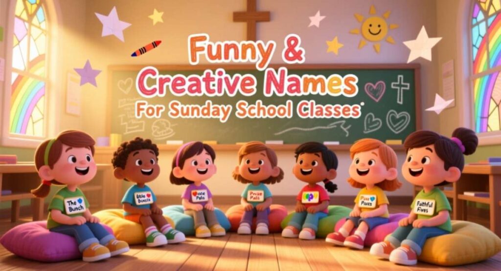 Funny & Creative Names For Sunday School Classes