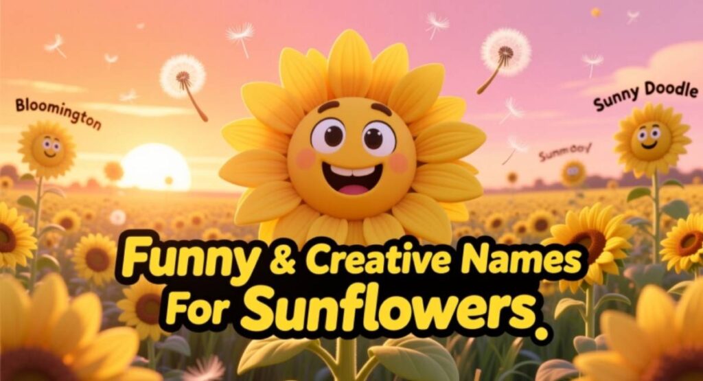 Funny & Creative Names For Sunflowers