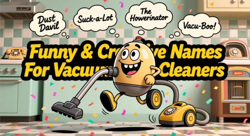 Funny & Creative Names For Vacuum Cleaners