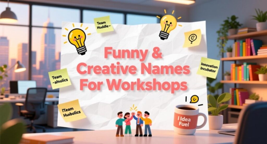Funny & Creative Names For Workshops
