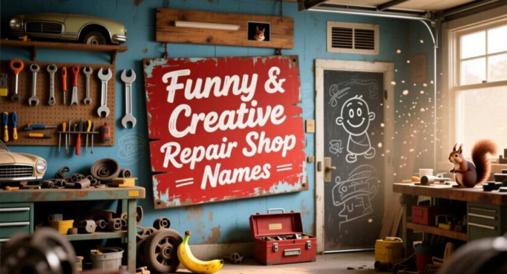 Funny & Creative Repair Shop Names