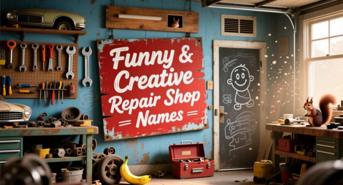 Service Shop Names Funny Garage Names That Grab Attention and Make Your Shop Memorable