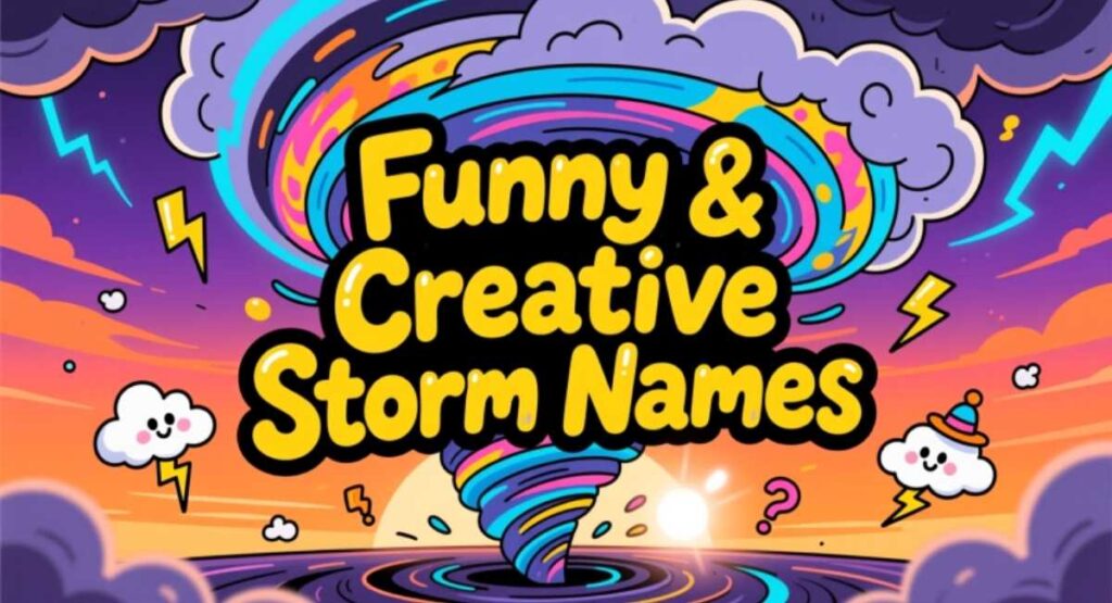 Funny & Creative Storm Names