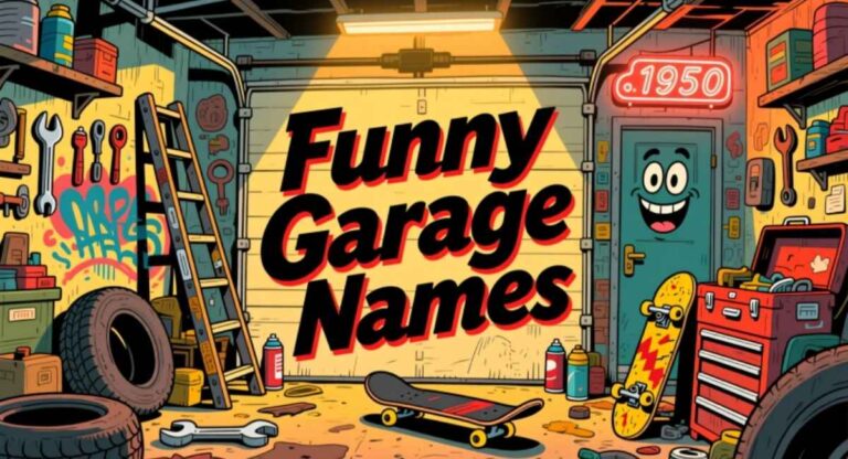 Funny Garage Names That Grab Attention and Make Your Shop Memorable