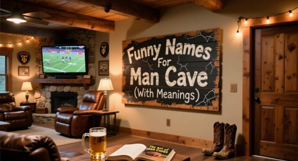 Funny Names For Man Cave (With Meanings)
