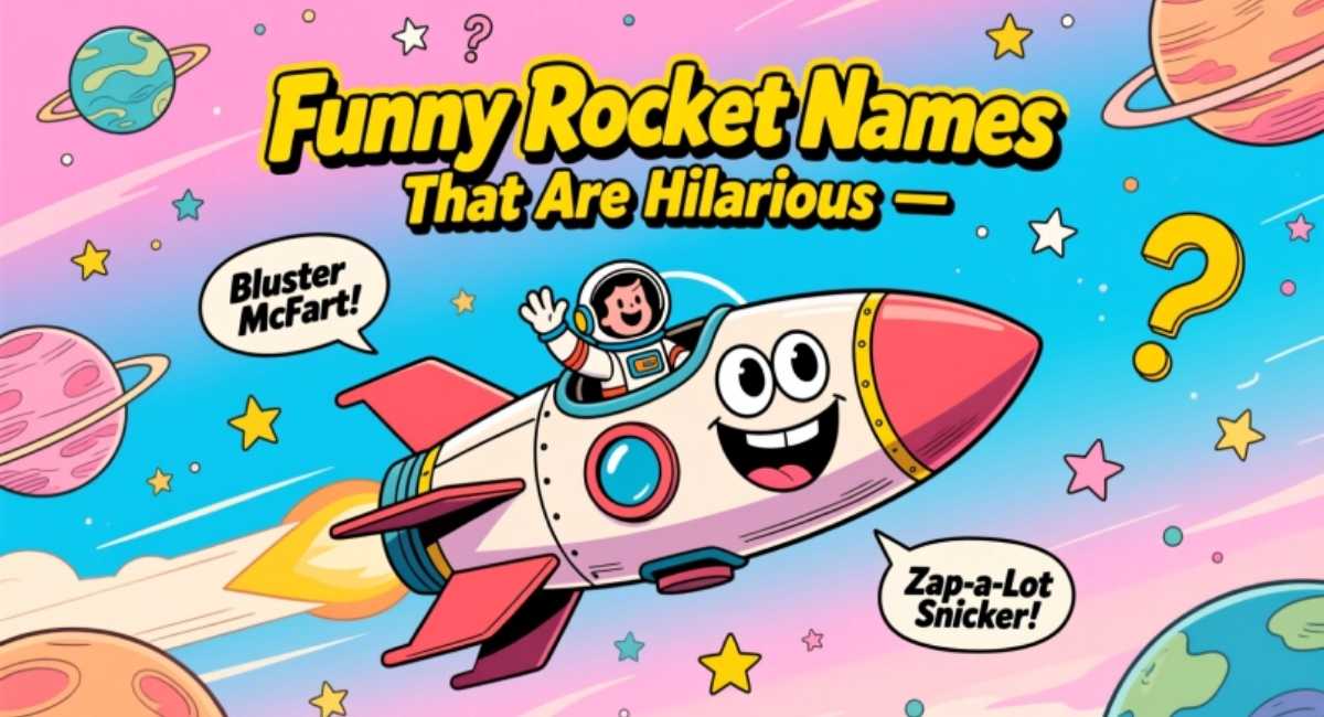 Funny Rocket Names That Are Hilarious, Creative, and Memorable for Space Fans