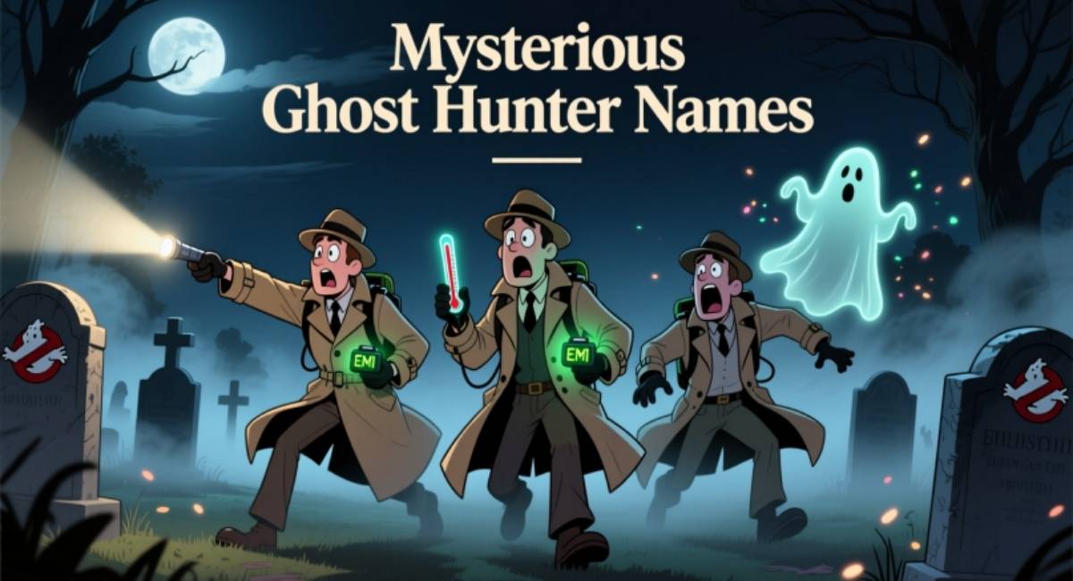 750+ Funny Ghost Names: Creative Ghost Hunter Names, Ghost Pun & Team Ideas
