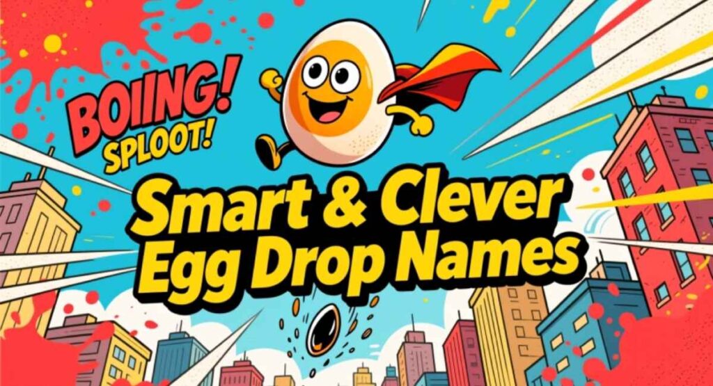Smart & Clever Egg Drop Names