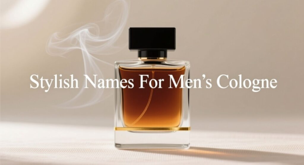 Stylish Names For Men’s Cologne