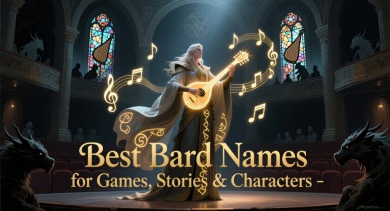 Best Bard Names for Games, Stories & Characters – Creative, Memorable Ideas
