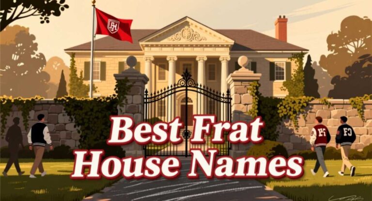 Best Frat House Names | Funny, Creative, Cool & Classy Ideas for College