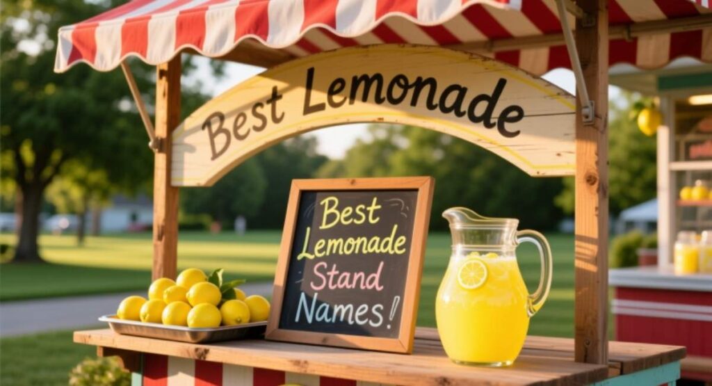 Best Lemonade Stand Names