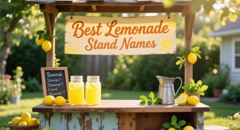 Best Lemonade Stand Names: Funny, Cute, Catchy & Unique Ideas