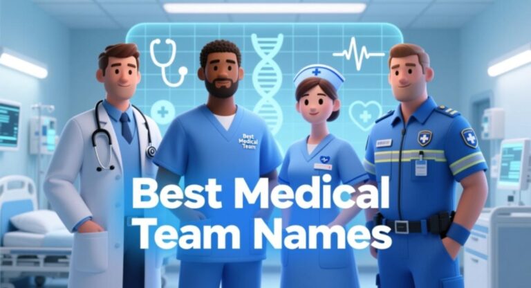 Best Medical Team Names: Funny, Cute, Creative & Memorable Ideas for Students