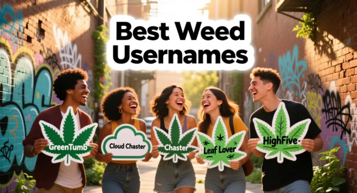 Best Weed Usernames – Funny, Creative & Unique Names for Social Media Profiles