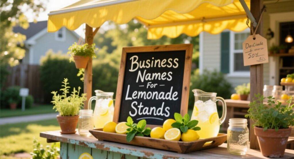 Business Names For Lemonade Stands