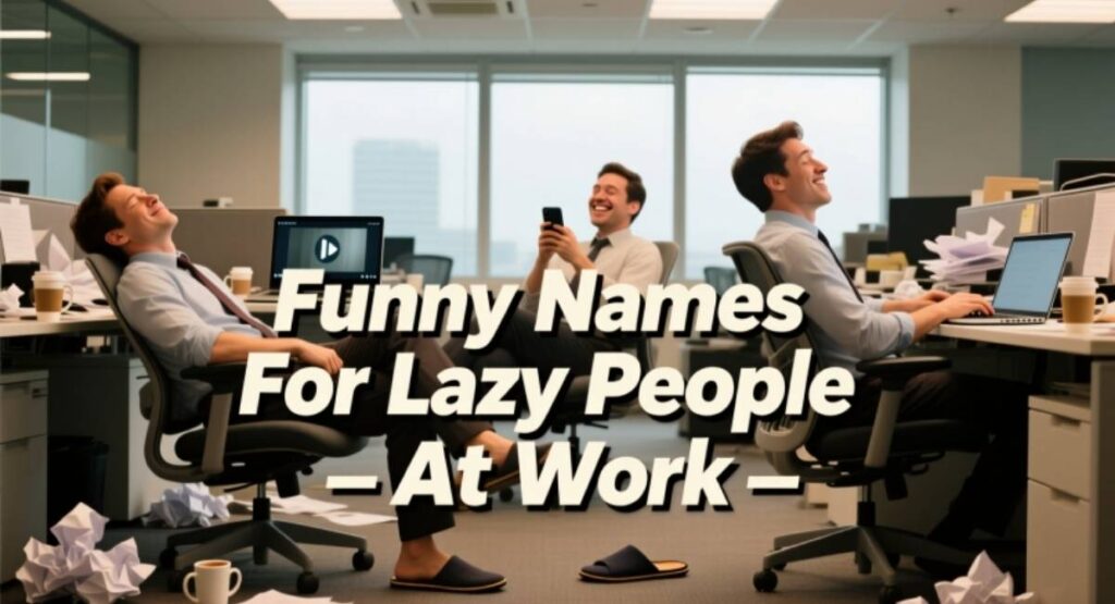 Funny Names For Lazy People At Work