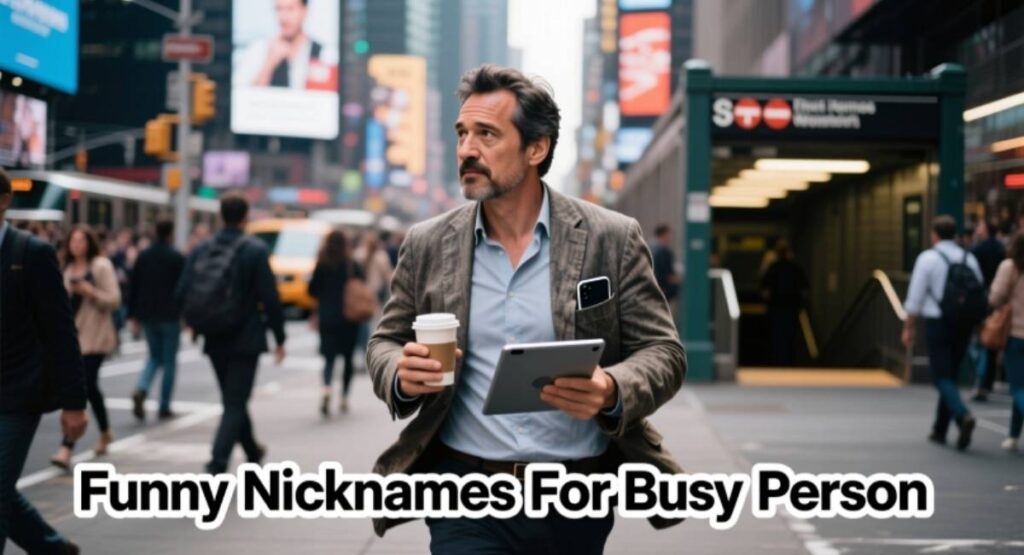 Funny Nicknames For Busy Person