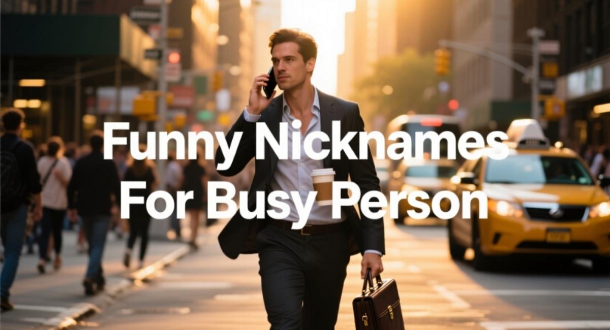 Funny Nicknames For Busy Person – Cute, Creative & Hilarious Ideas