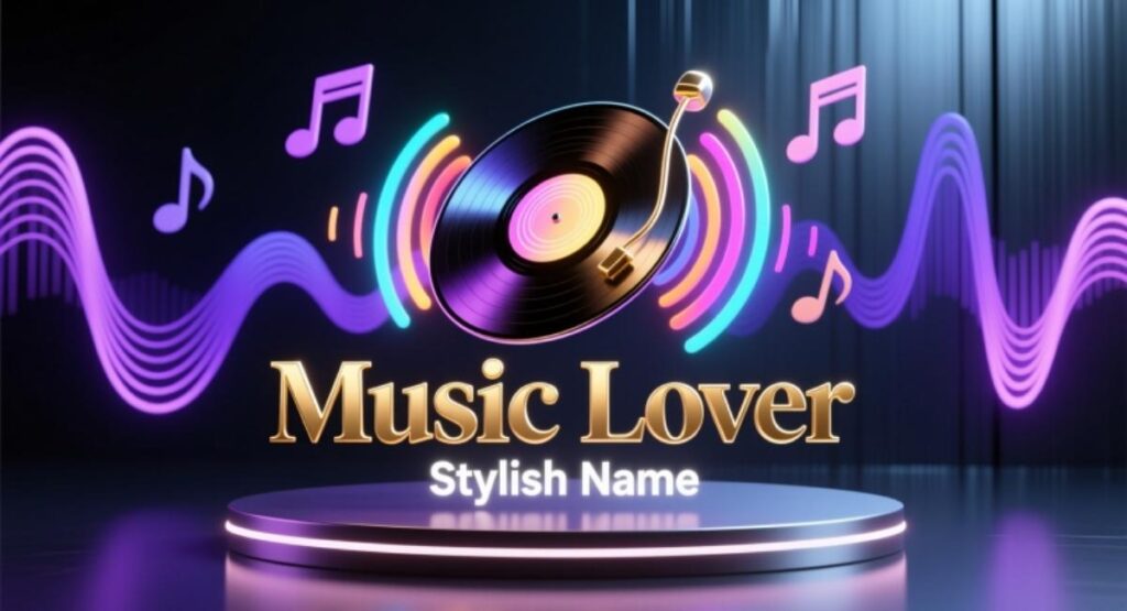 Music Lover Stylish Name