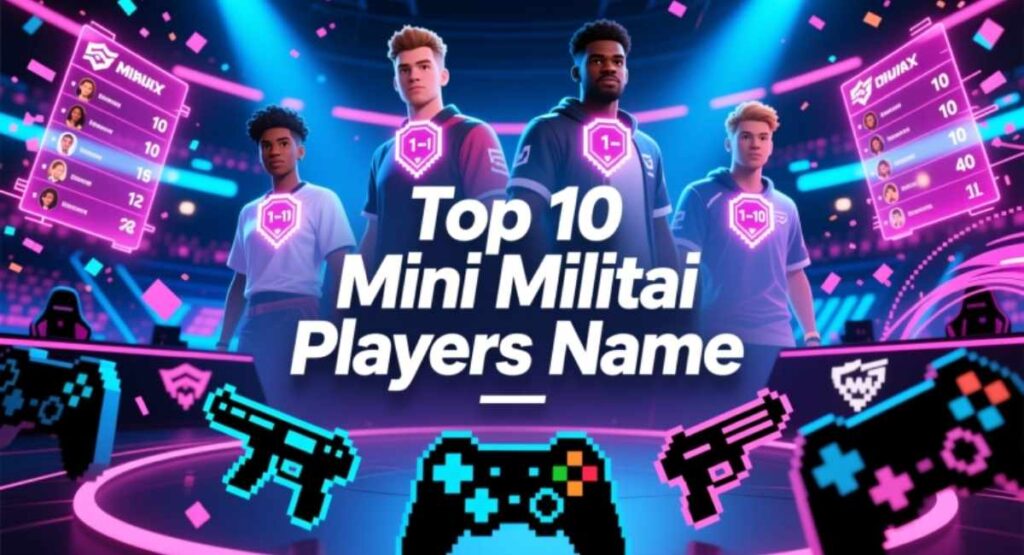 Top 10 Mini Militia Players Name