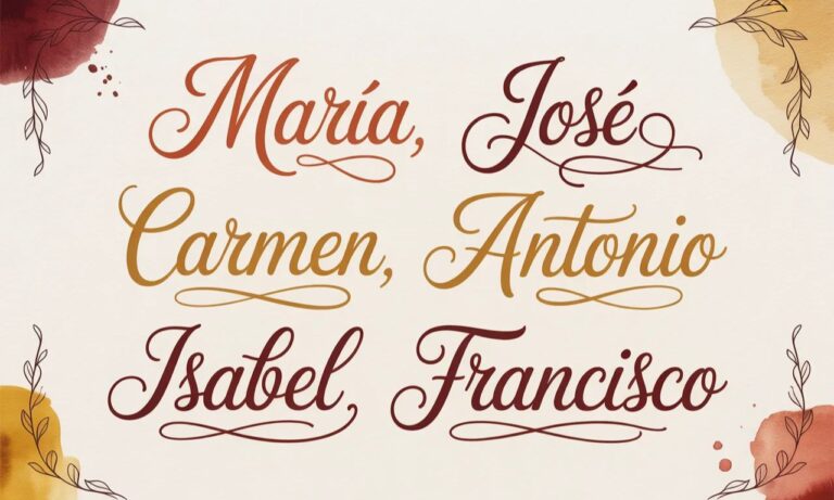 Spanish Middle Names